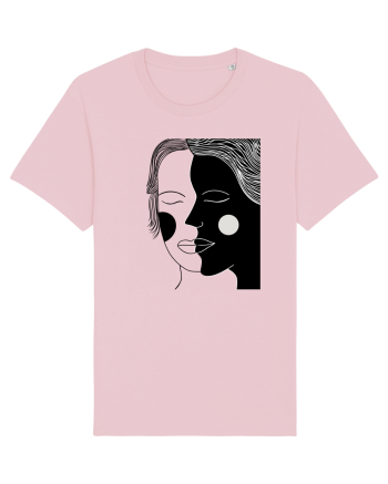 alb negru Cotton Pink