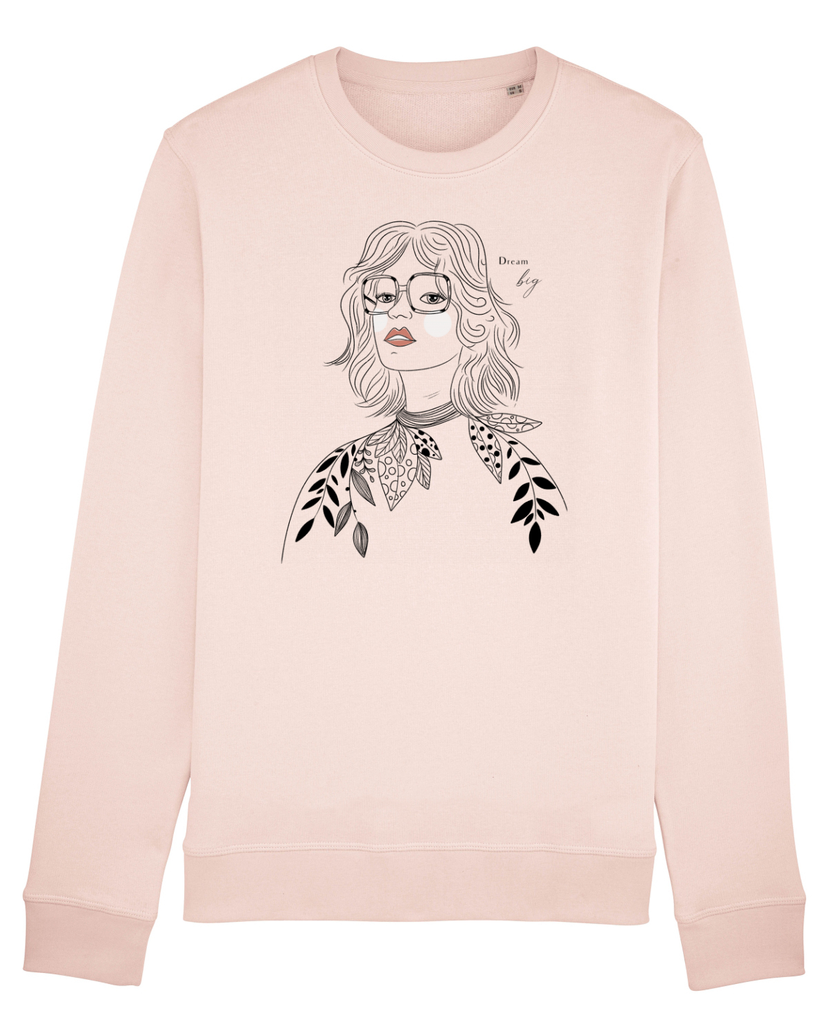 Bluză mânecă lungă Unisex Rise Candy Pink