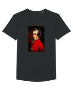 Wolfgang Amadeus Mozart Tricou mânecă scurtă guler larg Bărbat Skater