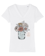 trust tour intuition Tricou mânecă scurtă guler V Damă Evoker