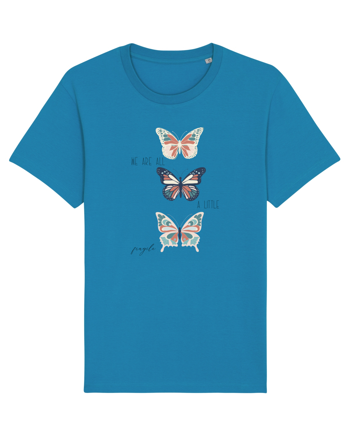 Tricou mânecă scurtă Unisex Rocker Azur