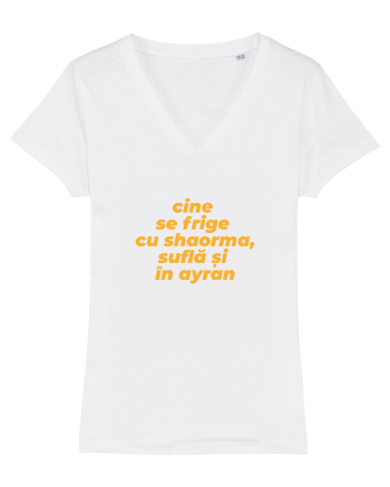 Cine se frige cu shaorma, suflă și în ayran White