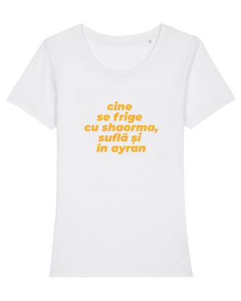 Cine se frige cu shaorma, suflă și în ayran White