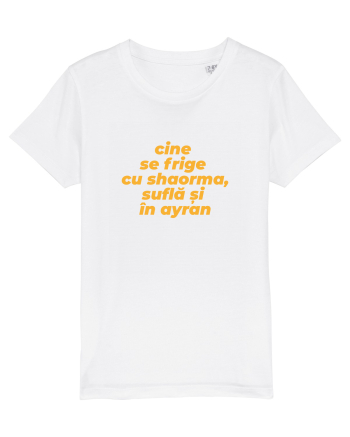 Cine se frige cu shaorma, suflă și în ayran White