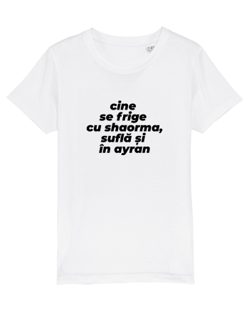 Cine se frige cu shaorma, suflă și în ayran White