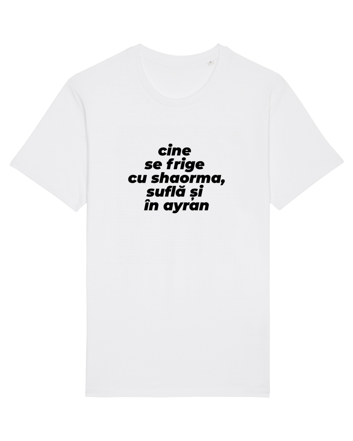 Tricou mânecă scurtă Unisex Rocker White
