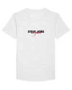 Steve Jobs - no jobs Tricou mânecă scurtă guler larg Bărbat Skater