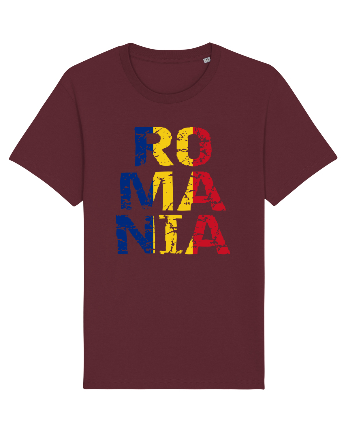 Tricou mânecă scurtă Unisex Rocker Burgundy