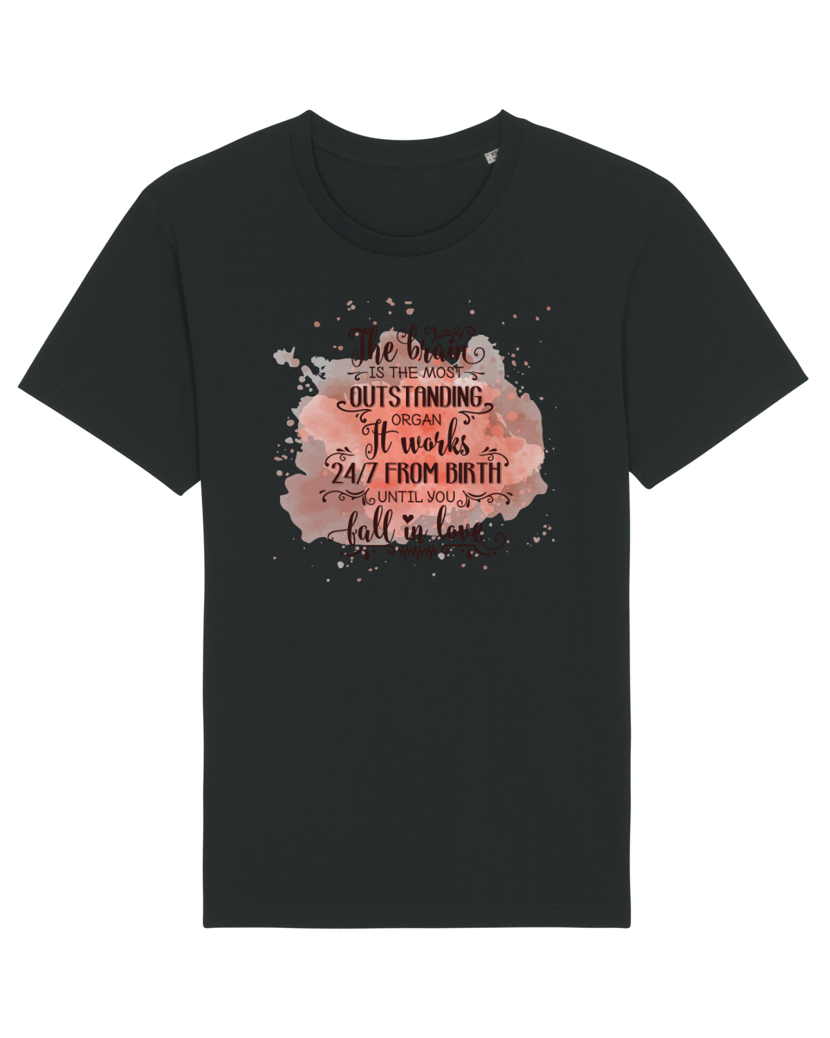 Tricou mânecă scurtă Unisex Rocker Black