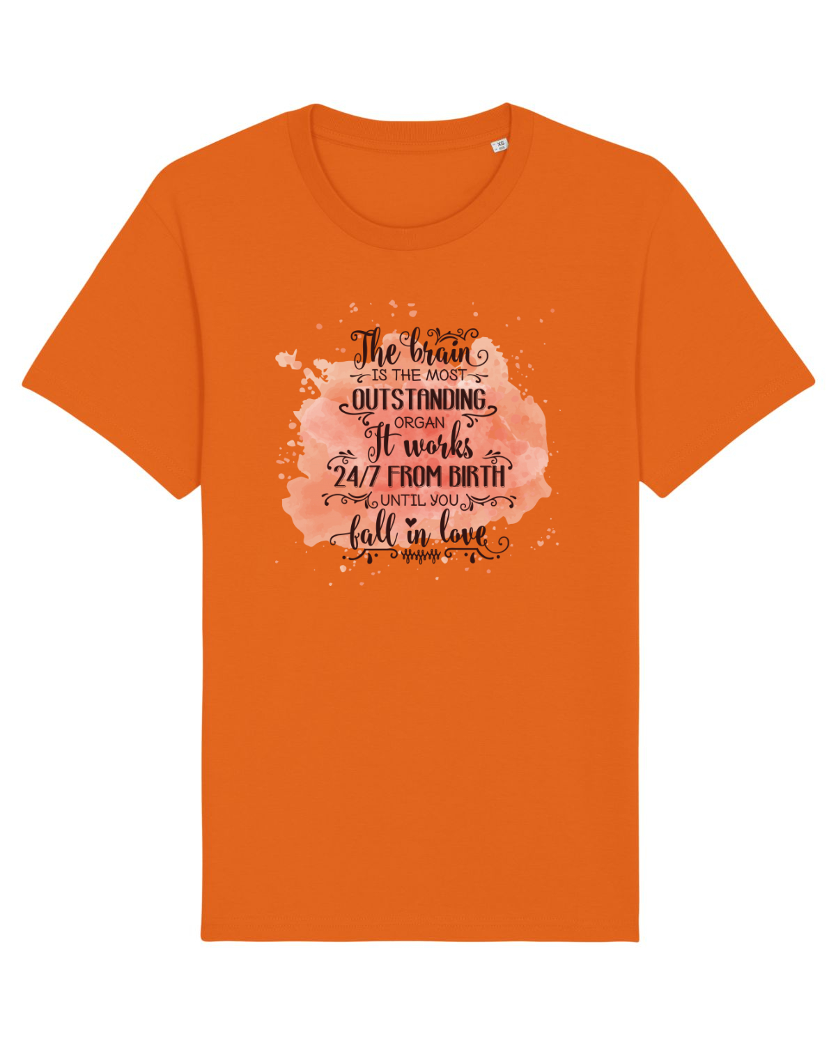 Tricou mânecă scurtă Unisex Rocker Bright Orange