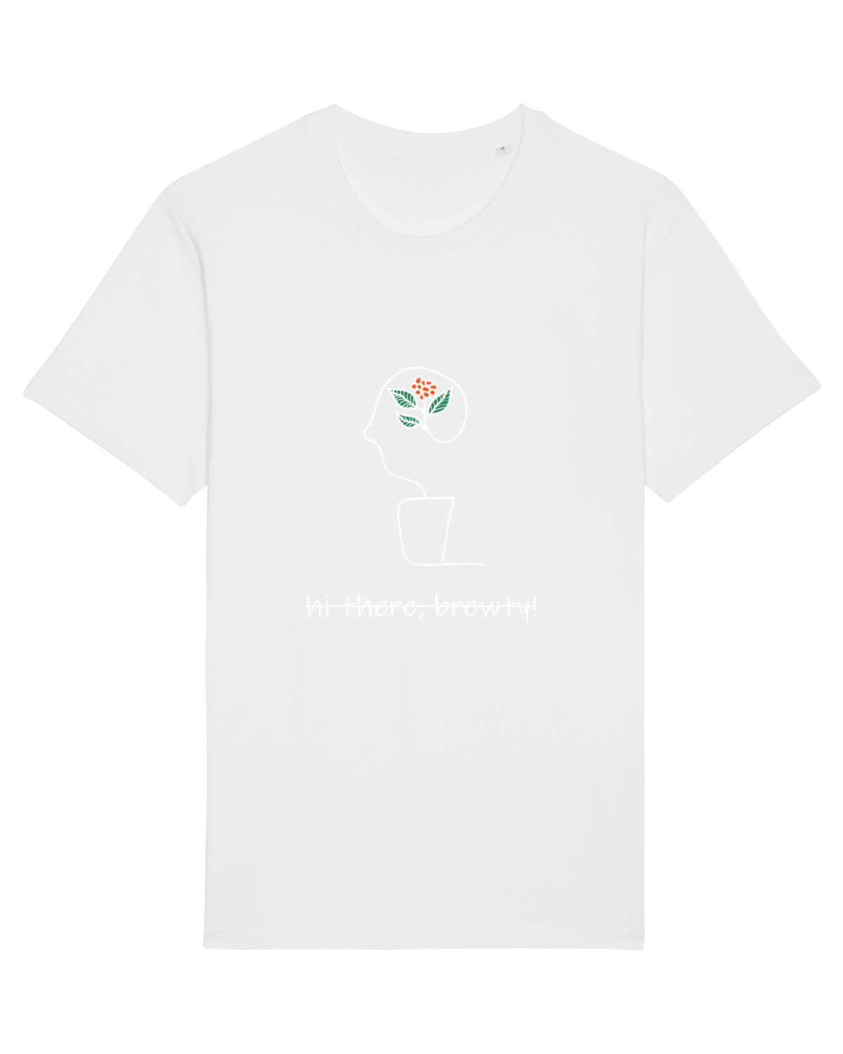 Tricou mânecă scurtă Unisex Rocker White