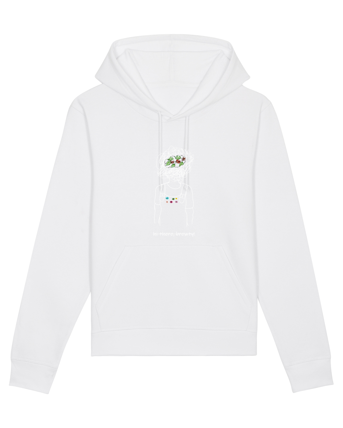 Hanorac Unisex Drummer White
