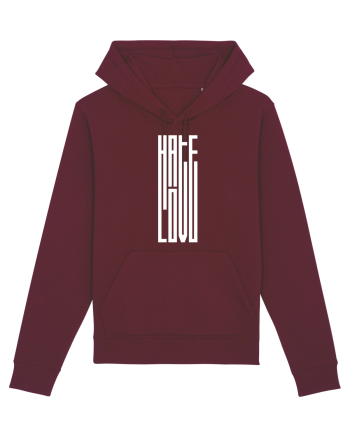 Hate / Love Burgundy