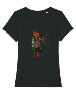 Happy Halloween Jack !! Tricou mânecă scurtă guler larg fitted Damă Expresser