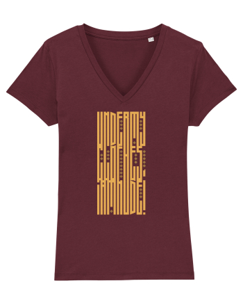 Under my Clothes, I am Nude! Burgundy