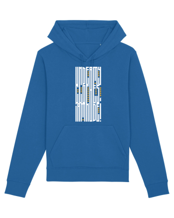 Under my Clothes, I am Nude! Royal Blue