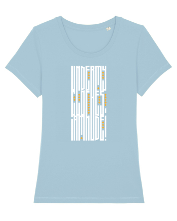 Under my Clothes, I am Nude! Sky Blue