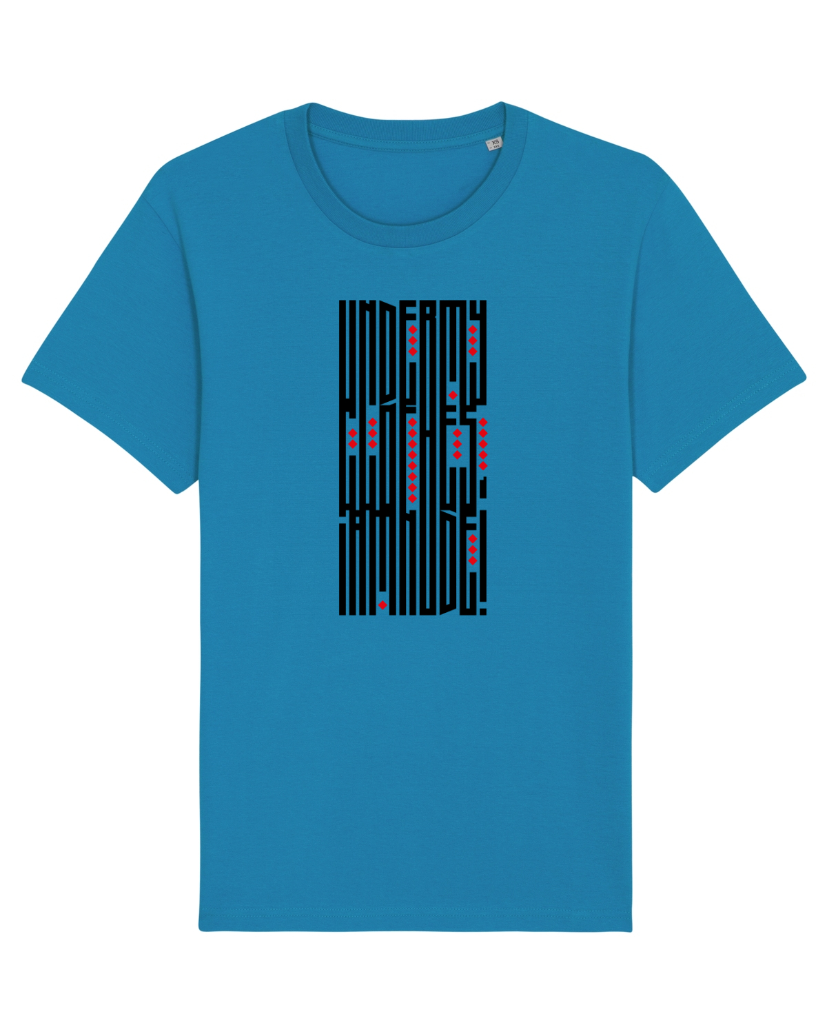 Tricou mânecă scurtă Unisex Rocker Azur