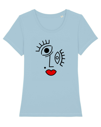 Rosu aprins Sky Blue