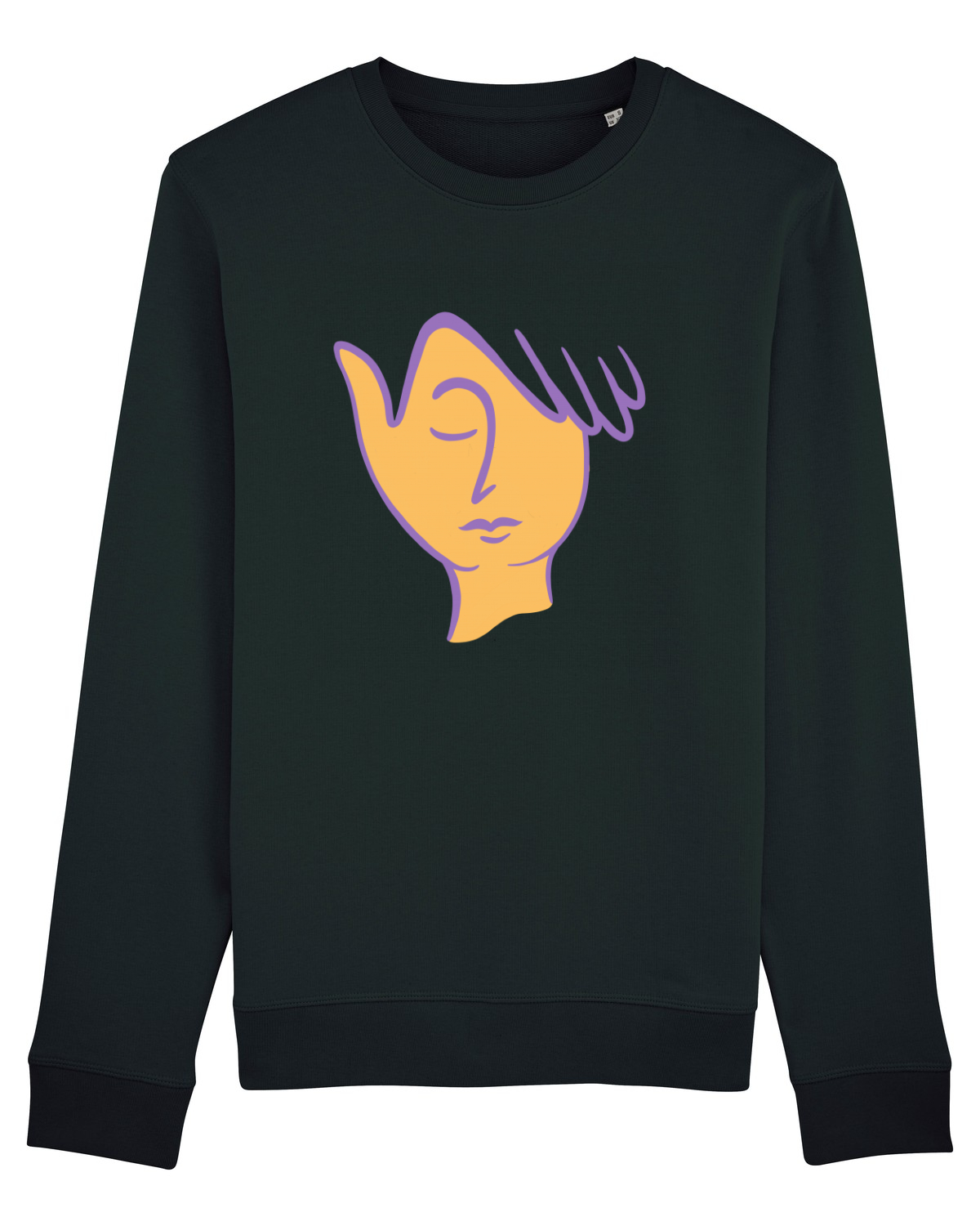 Bluză mânecă lungă Unisex Rise Black