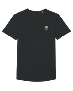Coffee flight Tricou mânecă scurtă guler larg Bărbat Skater
