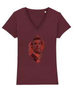 Stand-Up - John Mulaney Tricou mânecă scurtă guler V Damă Evoker