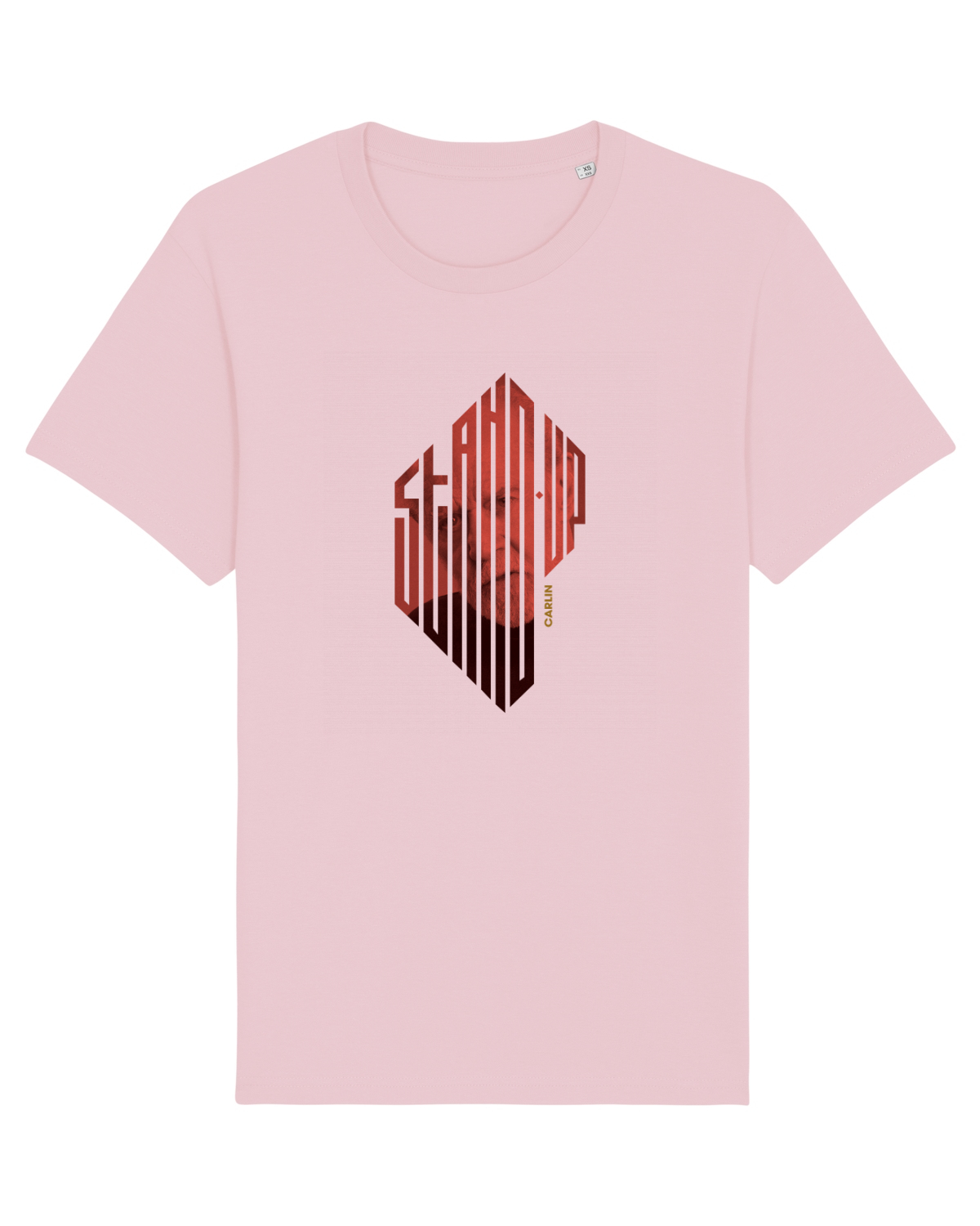 Tricou mânecă scurtă Unisex Rocker Cotton Pink