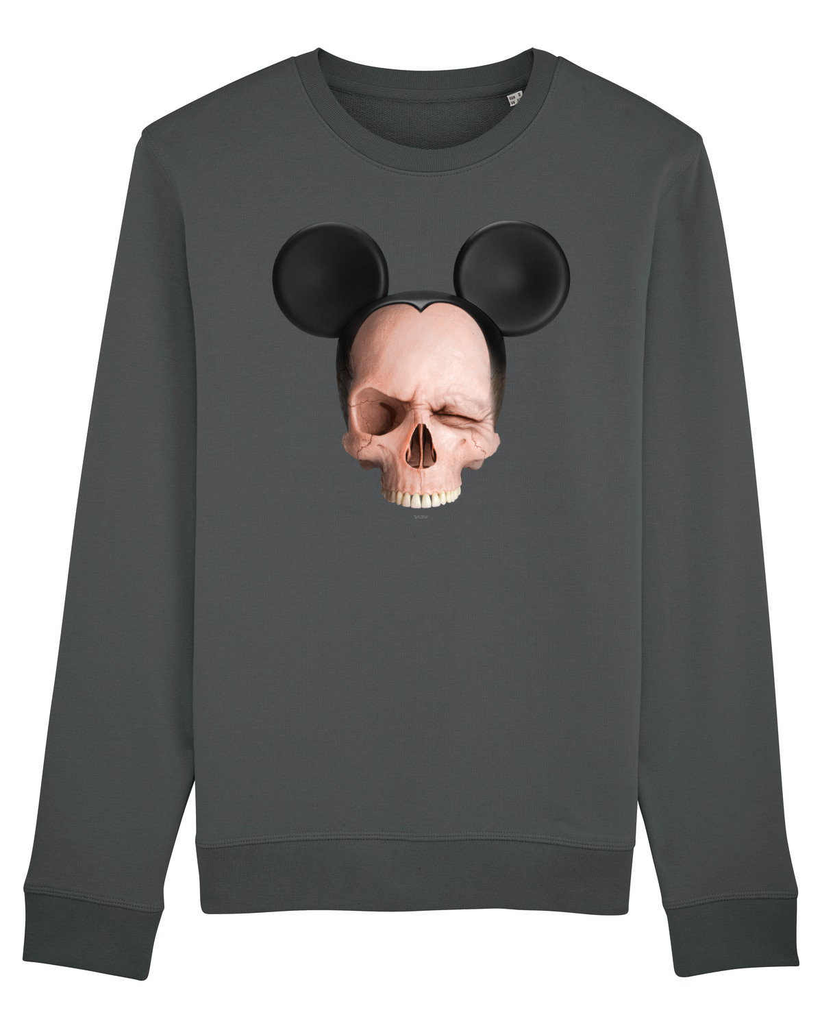 Bluză mânecă lungă Unisex Rise Anthracite