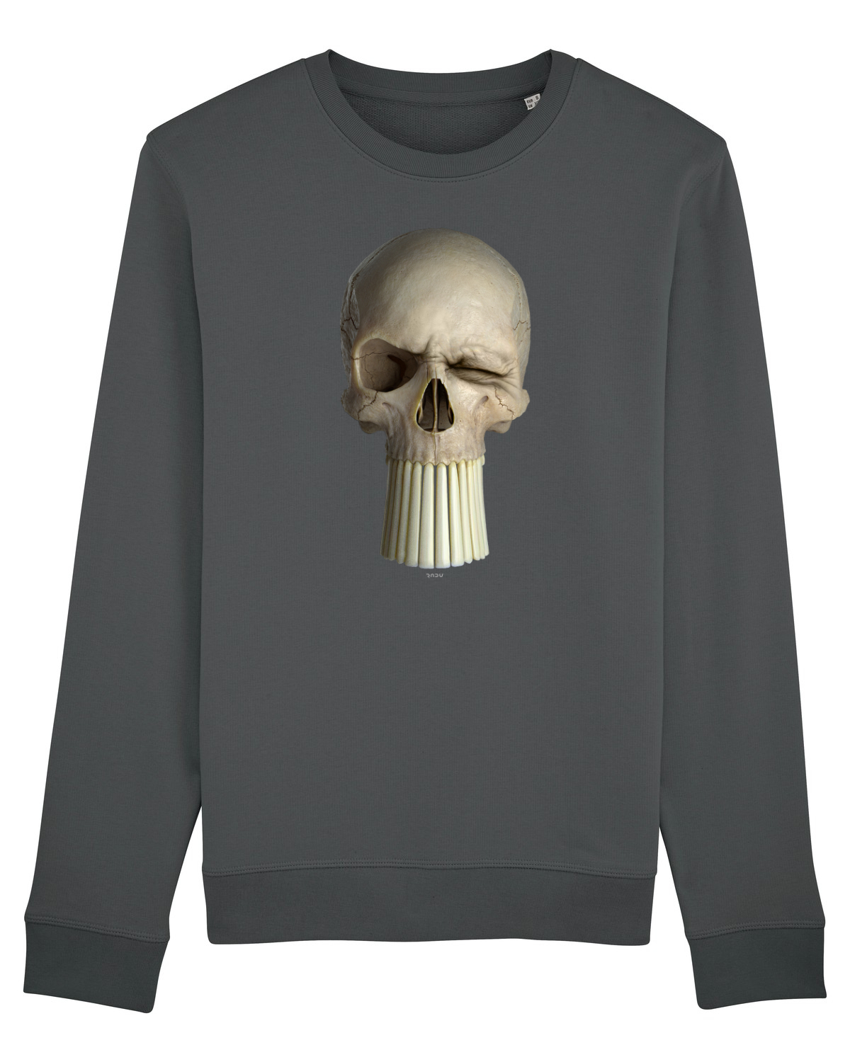 Bluză mânecă lungă Unisex Rise Anthracite