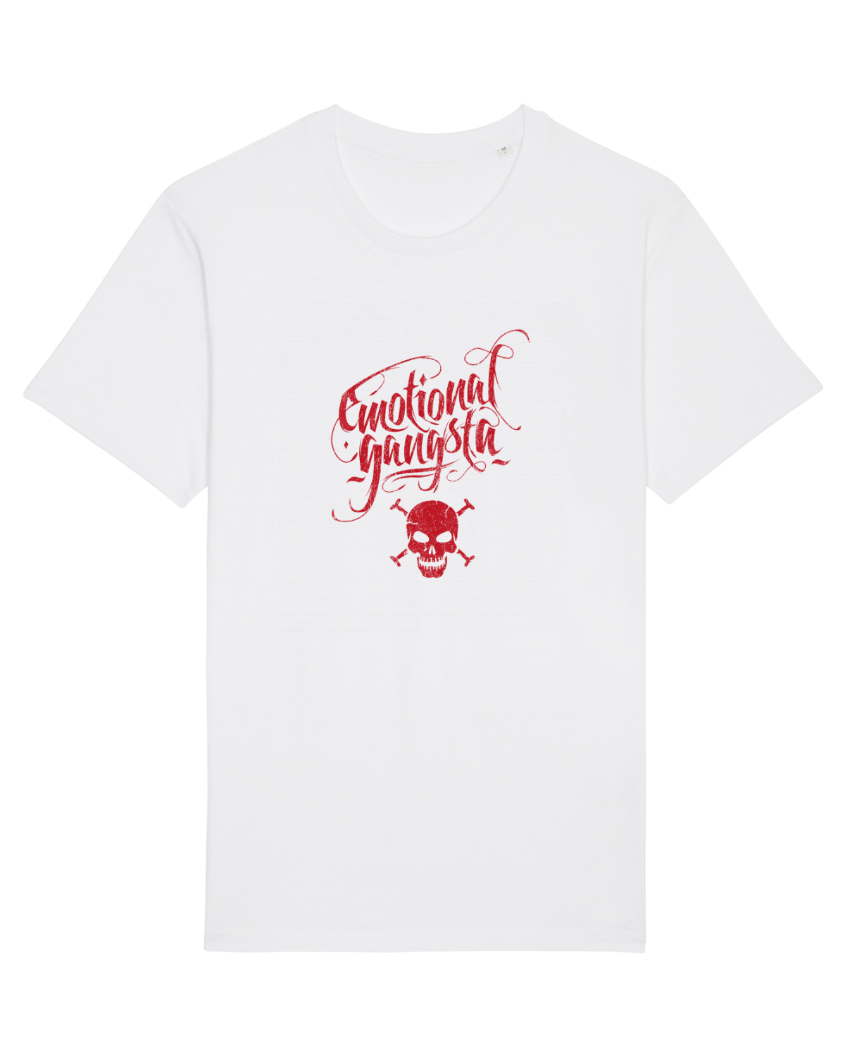 Tricou mânecă scurtă Unisex Rocker White