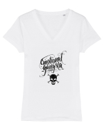 emotional gangsta Tricou mânecă scurtă guler V Damă Evoker
