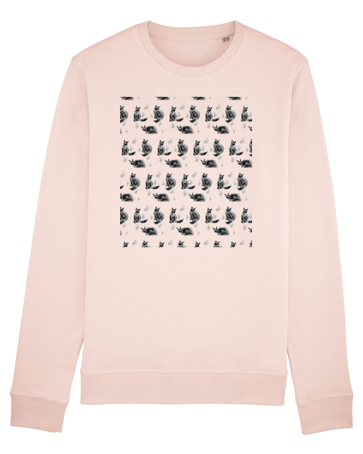 Bluză mânecă lungă Unisex Rise Candy Pink
