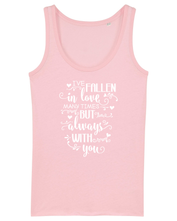 Mă îndrăgostesc doar de tine Cotton Pink