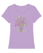 Homegrown Mobile OS  Tricou mânecă scurtă guler larg fitted Damă Expresser