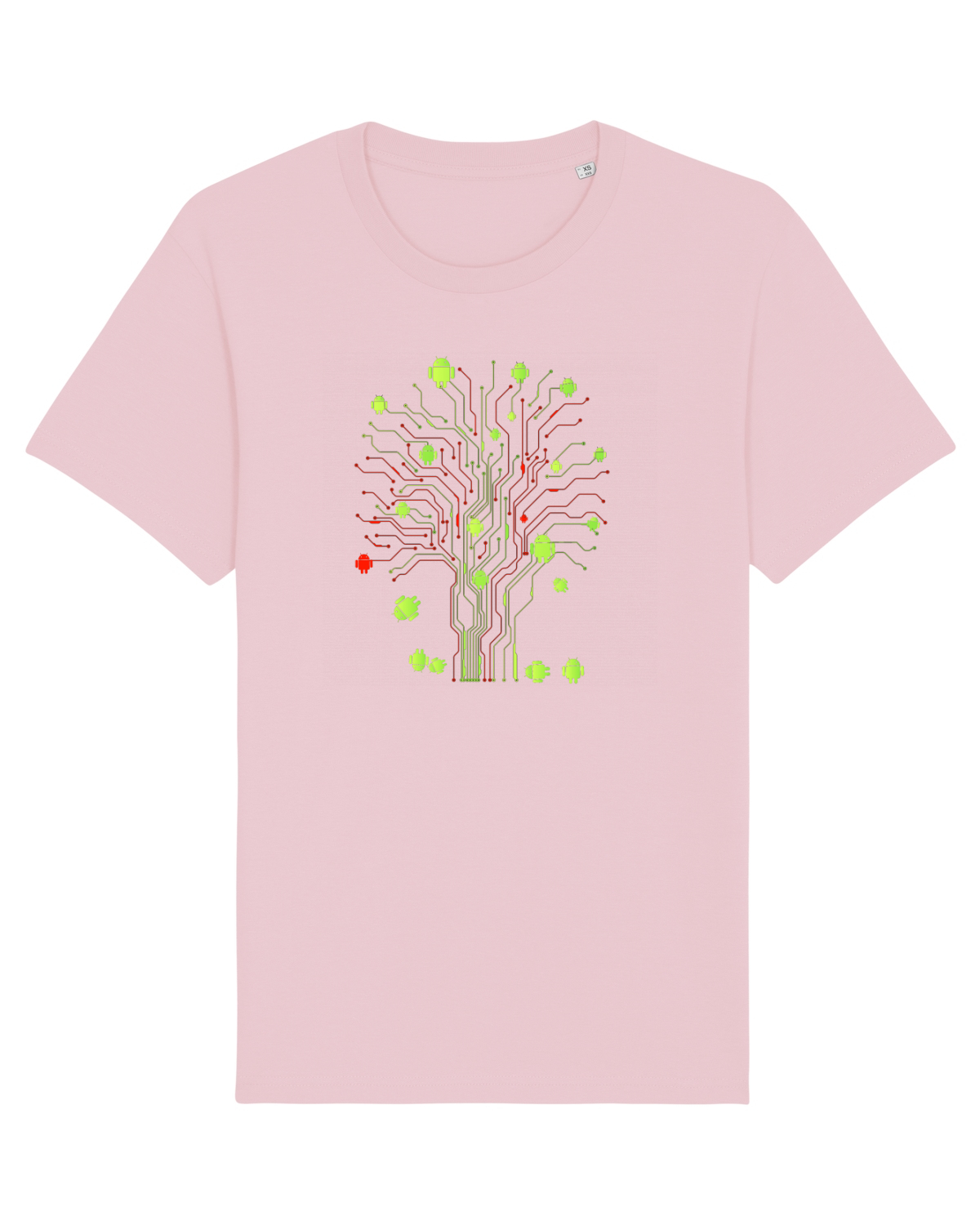 Tricou mânecă scurtă Unisex Rocker Cotton Pink