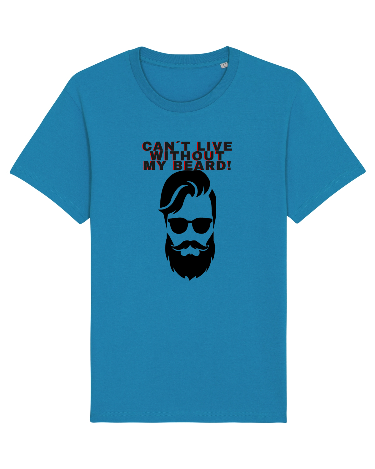 Tricou mânecă scurtă Unisex Rocker Azur