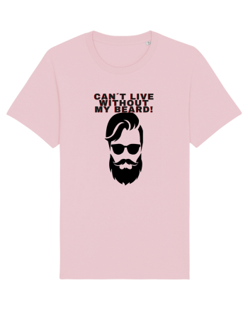 Beard Design Cotton Pink