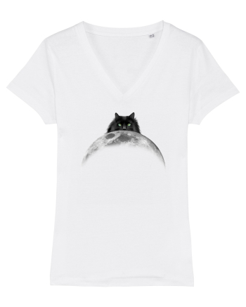 CatSide of the Moon White