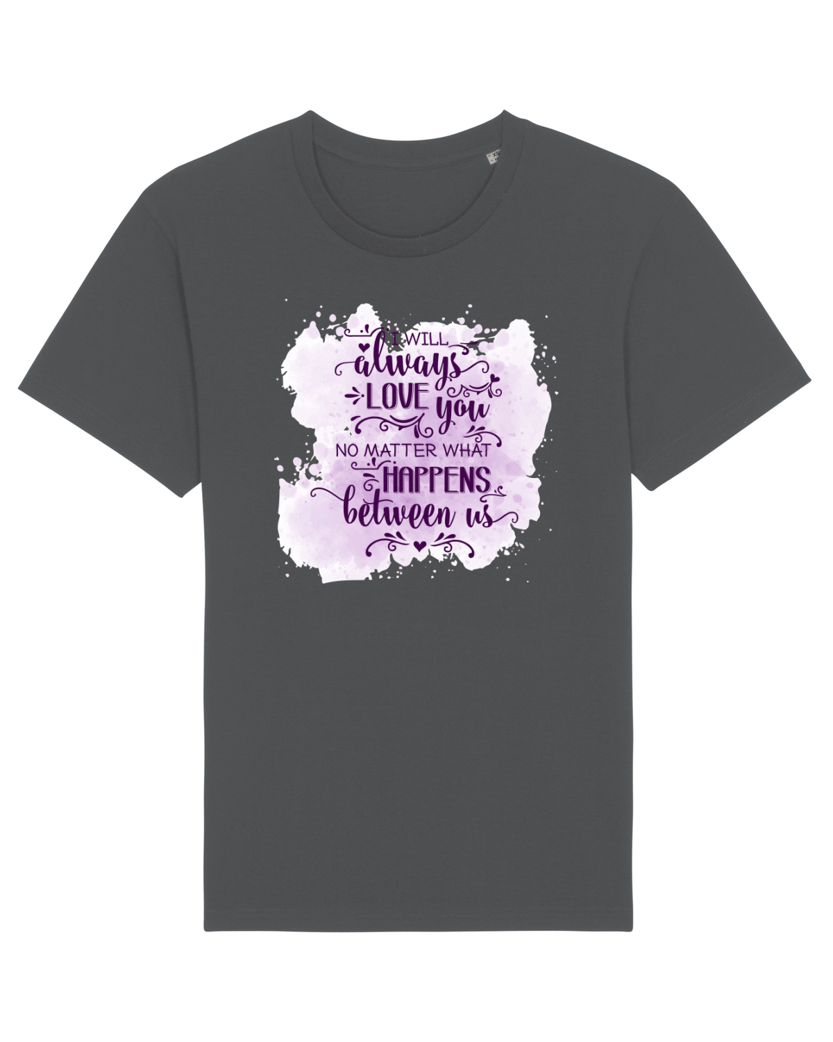 Tricou mânecă scurtă Unisex Rocker Anthracite