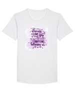 Mereu îndrăgostit Tricou mânecă scurtă guler larg Bărbat Skater