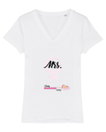 Tricou mamica Tricou mânecă scurtă guler V Damă Evoker
