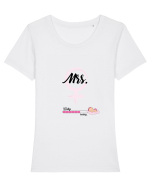 Tricou mamica Tricou mânecă scurtă guler larg fitted Damă Expresser