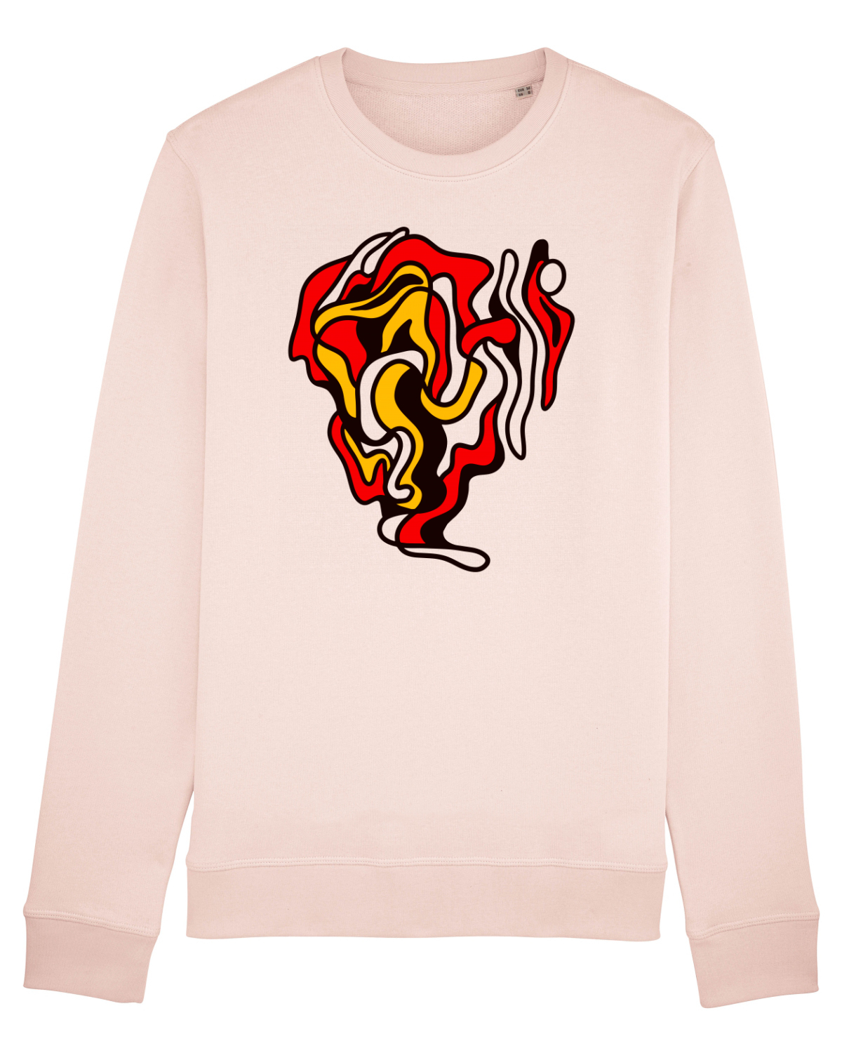 Bluză mânecă lungă Unisex Rise Candy Pink