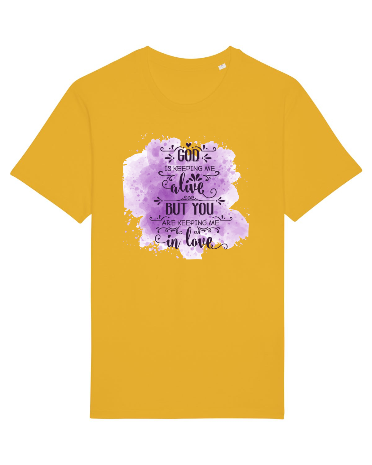 Tricou mânecă scurtă Unisex Rocker Spectra Yellow