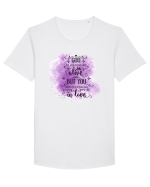 Tu mă ții îndrăgostit Tricou mânecă scurtă guler larg Bărbat Skater