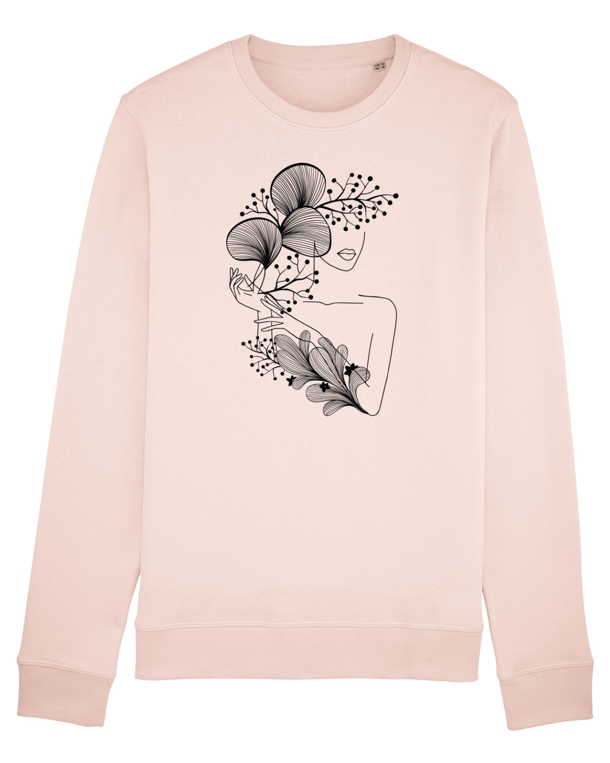 Bluză mânecă lungă Unisex Rise Candy Pink