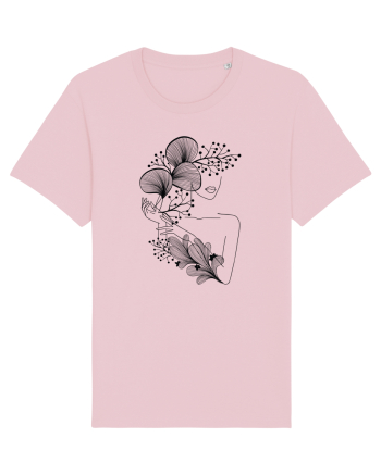 Silueta Floral Black Cotton Pink
