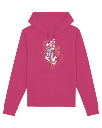 Floral Head Feminin Raspberry