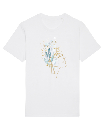 Floral Head Feminin White