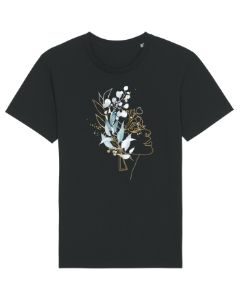 Floral Head Feminin Black